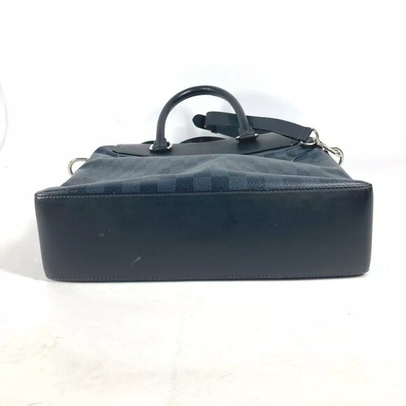LOUIS VUITTON Damier Cobalt Greenwich Tote Bag Hand Bag Shoulder Bag - Picture 5 of 16